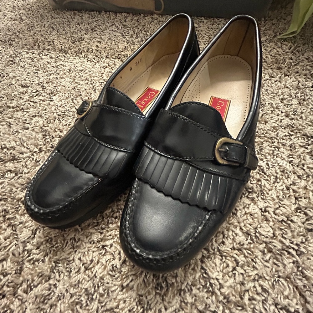 Cole Haan Black Leather Men's Loafers